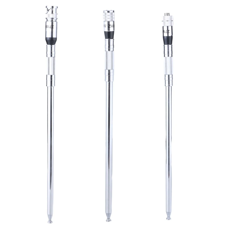 

Small Telescopic Antennas Long Rangings Reception Telescopic Antennas with Female/Male Connectors for 27MHz CB Radios