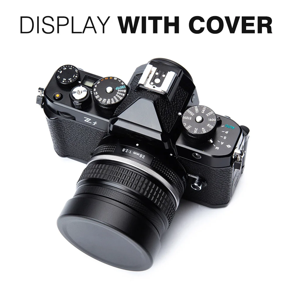 Osłona obiektywu Z40F2 28 F2.8 Metalowa, nakręcana osłona obiektywu do Nikon Nikkor Z28 F2.8SE Z 40 F2SE/Z 40mm F2, zamiennik osłony obiektywu LH-N52 — zdjęcie produktu 3