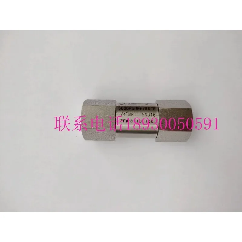 Stainless steel 316 flame arrester, h-ydrogen methane flame , laboratory high-purity gas, 1/4NPT inner wire