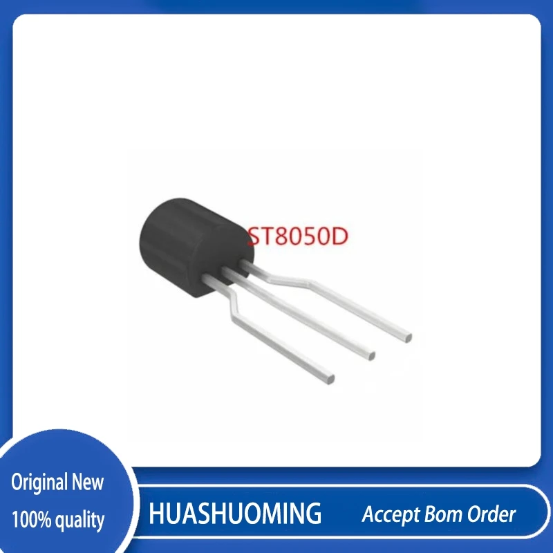 100PCS/LOT  ST8050D ST8050080500 S8050D SS8050D  1.5A TO-92
