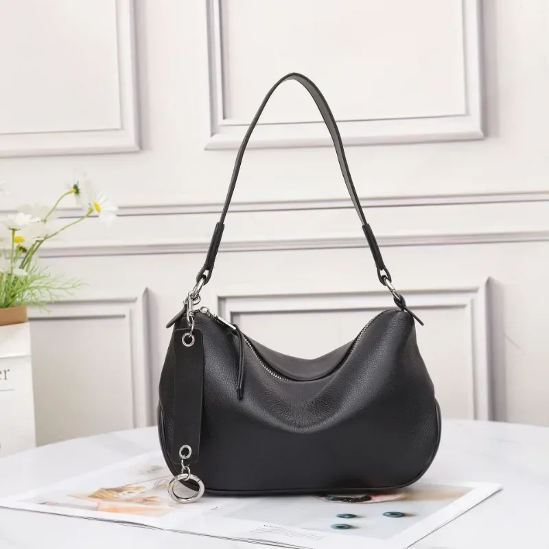 Сумка через плечо из натуральной коровьей кожи премиум-класса — стильная женская сумка через плечо, практичная и мягкая сумка подмышками отличного качества