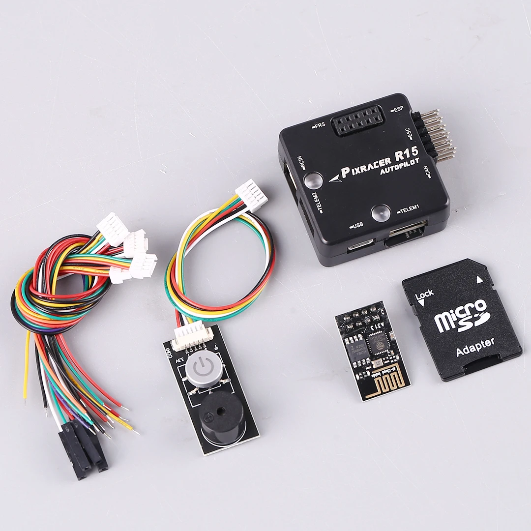 PIXRACER R15 piloto automático Xracer PX4 Pixhawk controlador de vuelo M8N/M9N/M10 GPS radio telemetría V6 Set RC Quadcopter Ardupilot