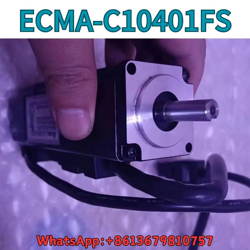 Used 100W servo motor ECMA-C10401FS test OK Fast Shipping