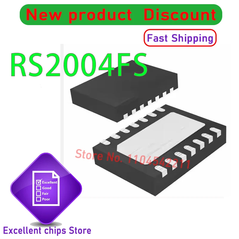(2-10piece) 100% New RS2004FS RS2004 SSOP54 Chipset