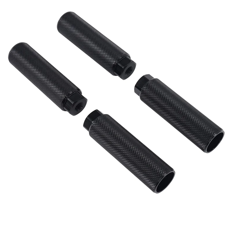 

A61P 4Pcs Bike Pegs,Aluminum Alloy Anti-Skid Lead Foot Bicycle Pedals BMX Pegs For MTB Bike Cycling Rear Stunt 3/8 Inch Axles
