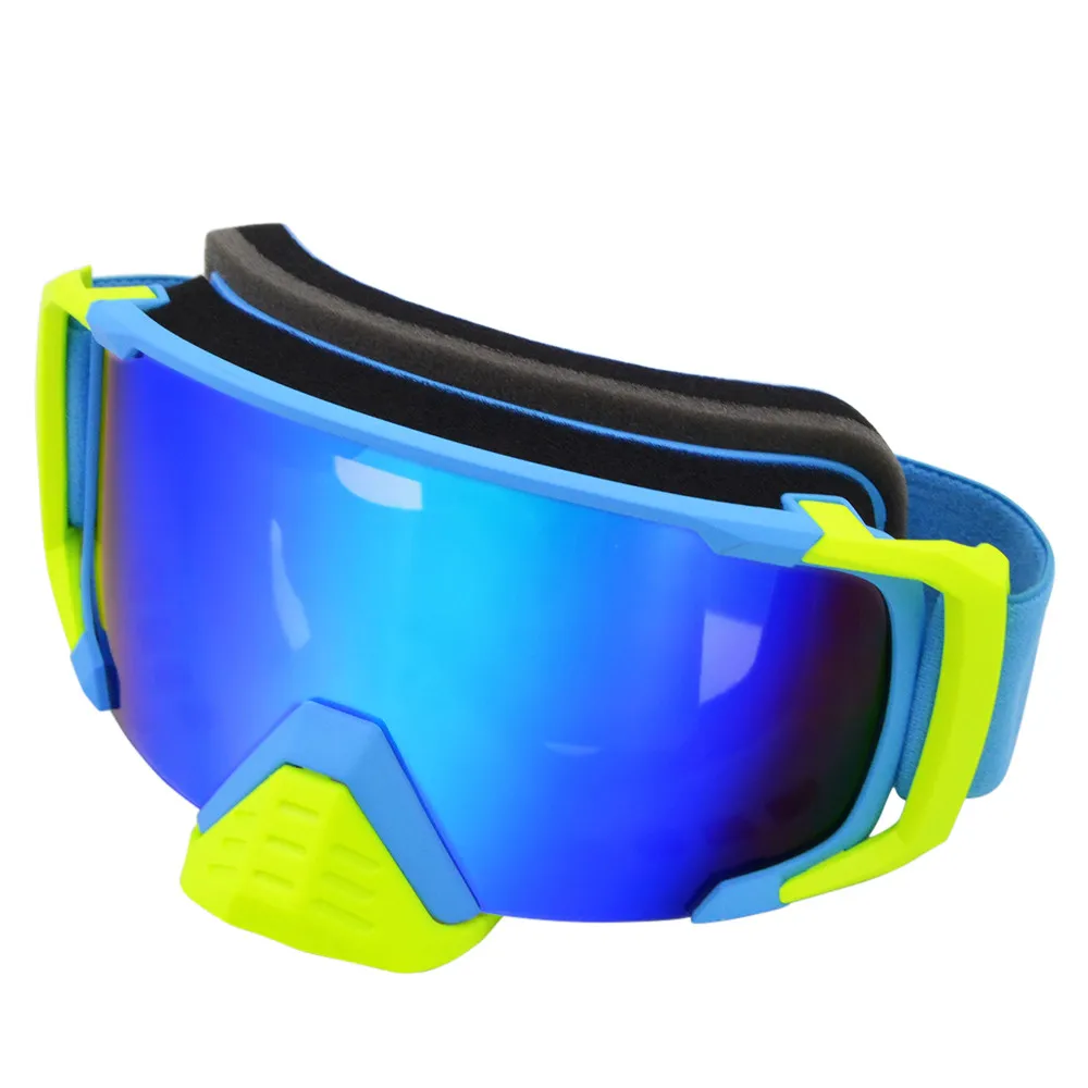 

Men Women Motocross Goggles Glasses 3 Layer Foam Singer Len UV Racing Motorcycle Mask Sunglesses Protective Eyewear