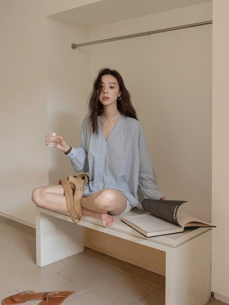 vnook-decontracte-ample-longue-sve-v-ne-raye-irt-femmes-printemps-ete-nouveau-sle-design-confortable-sens-decontracte-irt