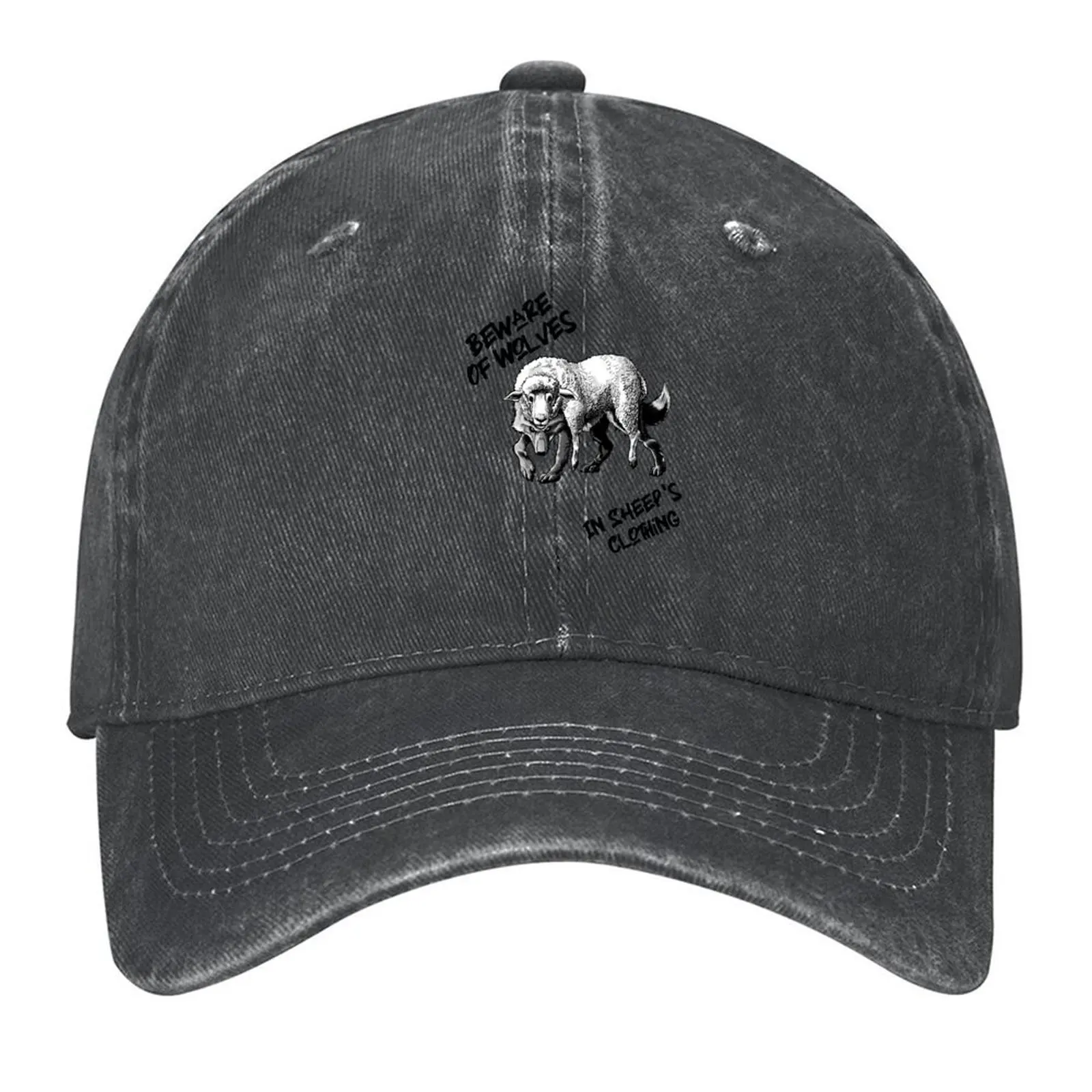 

Beware of Wolves in sheep"s clothing Baseball Cap Fishing cap Hip Hop Winter hat fashionable Caps Women Men's