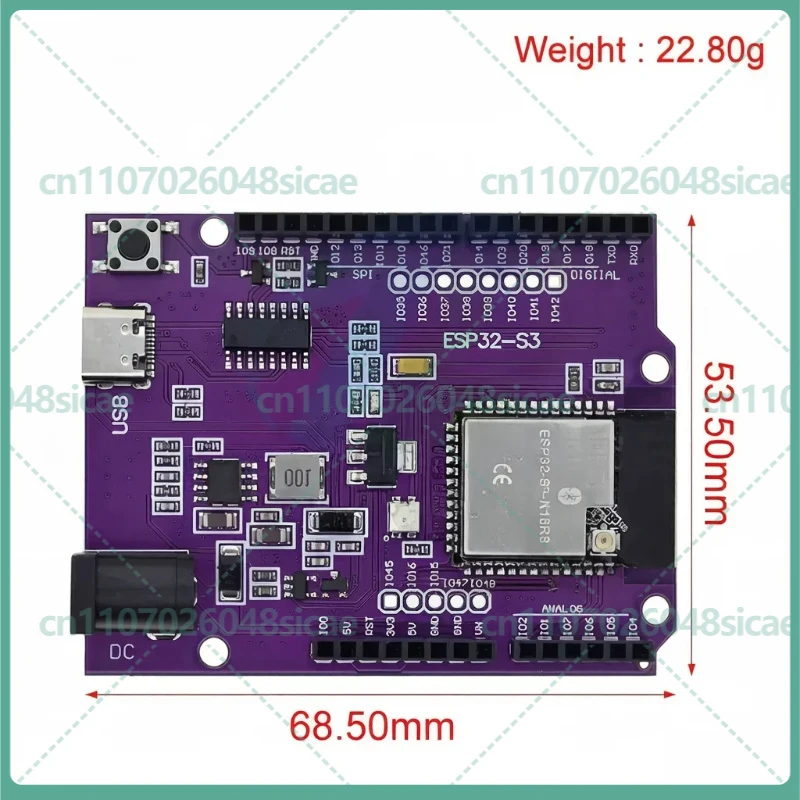 1-5pcs For ESP32-S3 DevKitC-1 Development Board ESP32-S3-1-N16R8 Module