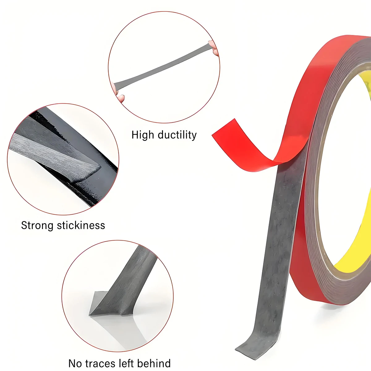 شريط لاصق مزدوج الجوانب 2.5 متر أشرطة مزدوجة قوية للغاية شريط خاص على الوجهين للهاتف Lcd شريط إصلاح شاشة السيارة