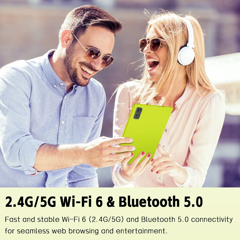 แท็บเล็ต Android 15 8.68 นิ้ว, ANRY 8GB(3GB+5GB ขยาย) RAM+64GB ROM แท็บเล็ต, Dual 2.4G/5G Wifi, 5000mAh 2MP+5MP, ได้รับการรับรอง GMS