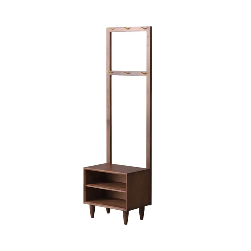 

Black walnut, shoe changing stool, coat rack, integrated, household, door, hanger, porch, seated