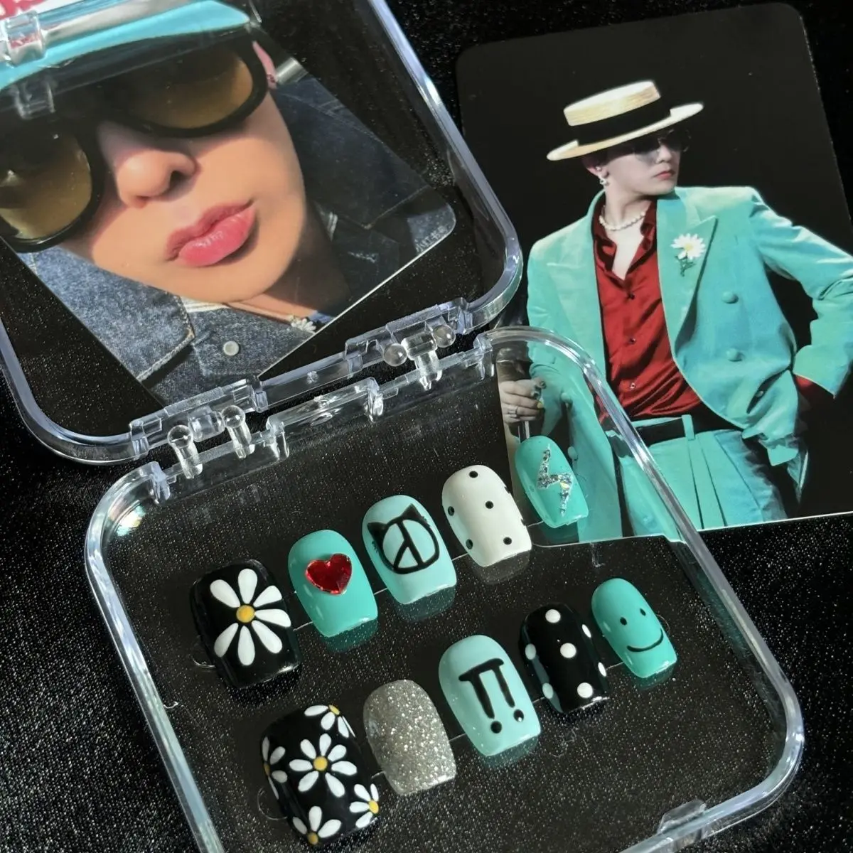 

DisneyGD ручной работы, высококачественное короткое и пикантное дизайнерское искусство для ногтей Instagram с ручной росписью и съемными функциями.