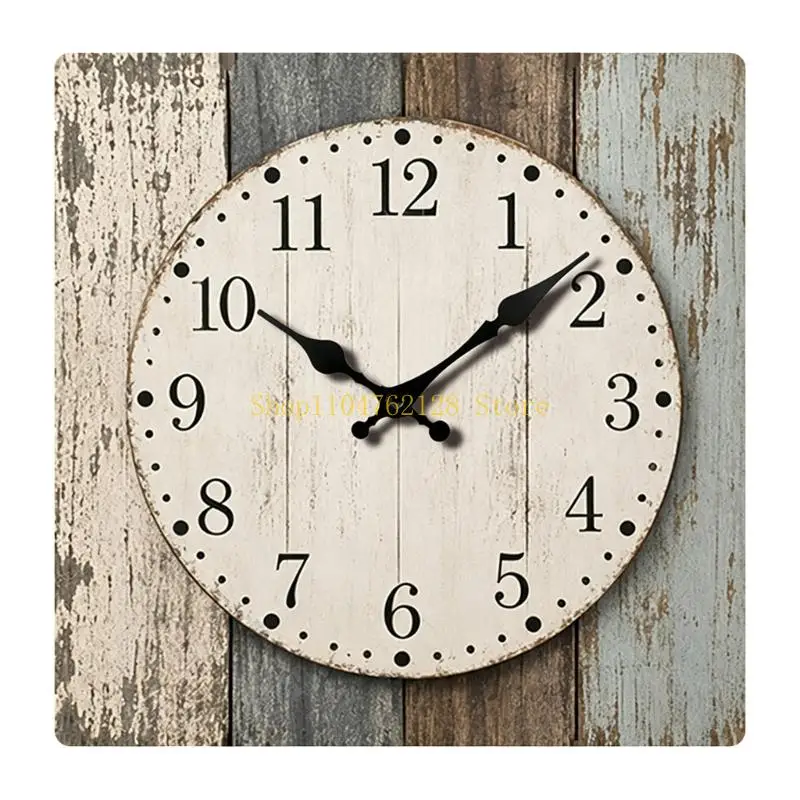 Indoor Home Clock with Clear Number Display and Round Face for Use best sale