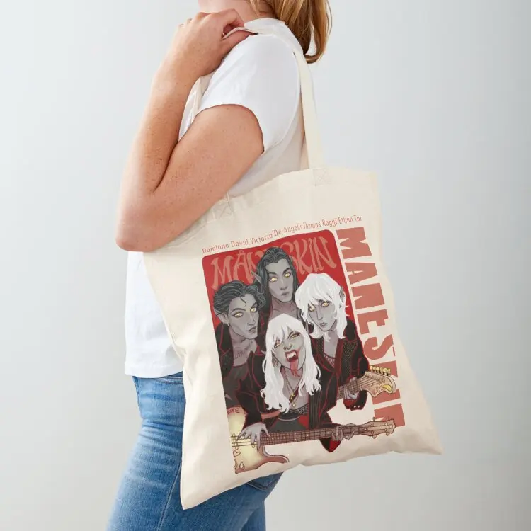 

Maneskin - Horror Tote Bag tote bag custom Gift bag shoping