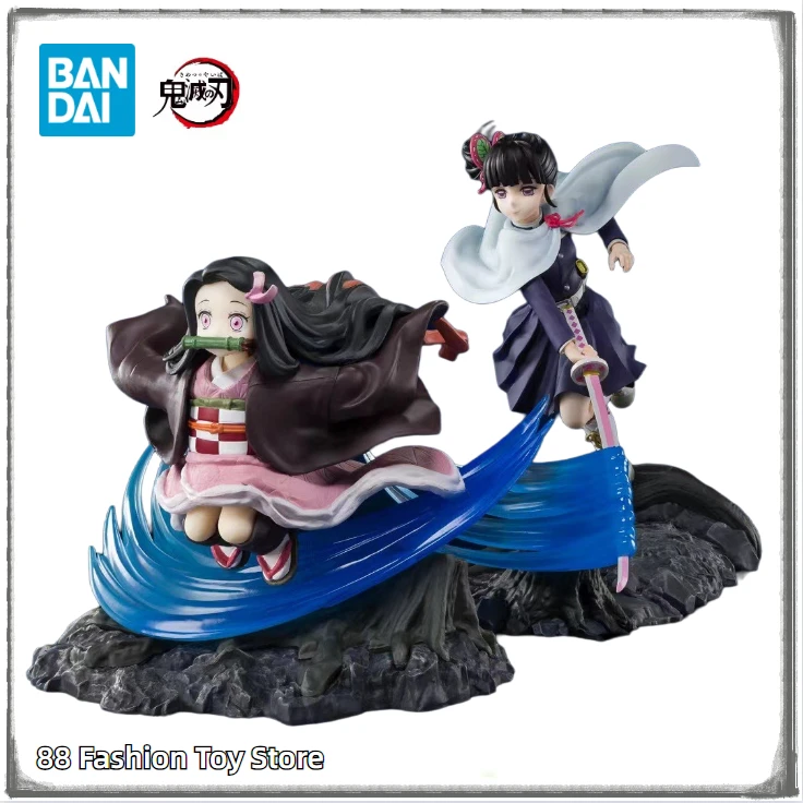 Bandai Original Figuarts ZERO Demon Slayer Kamado Nezuko Kanao Tsuyuri Anime Figures Toys Collection Gifts Models Ornaments