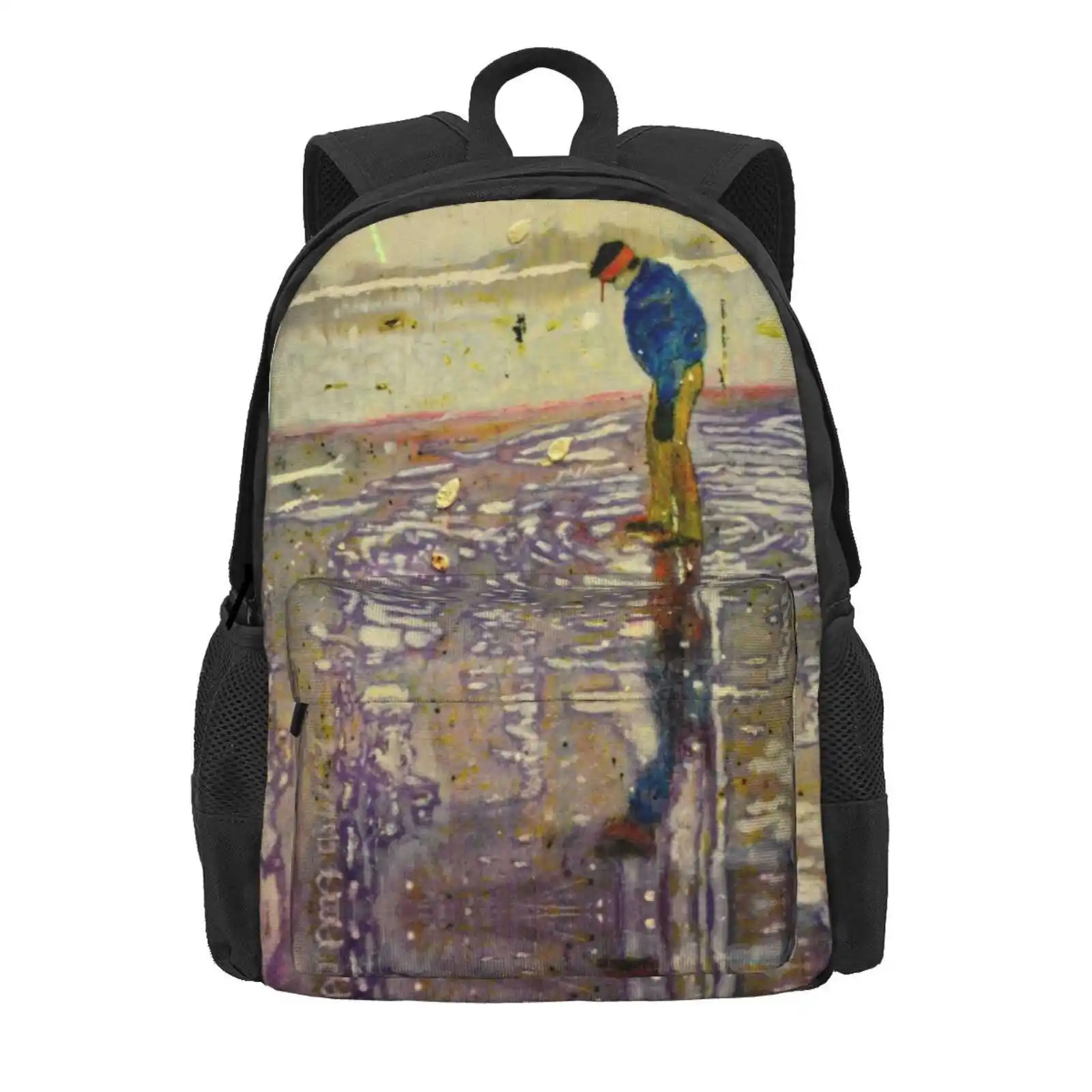 Peter Doig Hot Sale Schoolbag Backpack Fashion Bags Canadian Artists Expressionism Symbolism Tropical Landscapes Visual Arts