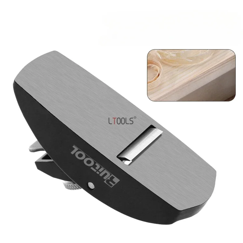 Hard Steel Small Trimming Machine Mini European Hand-held Plane Woodworking Flat Bottom Edge Trimming Chamfering Short Planer