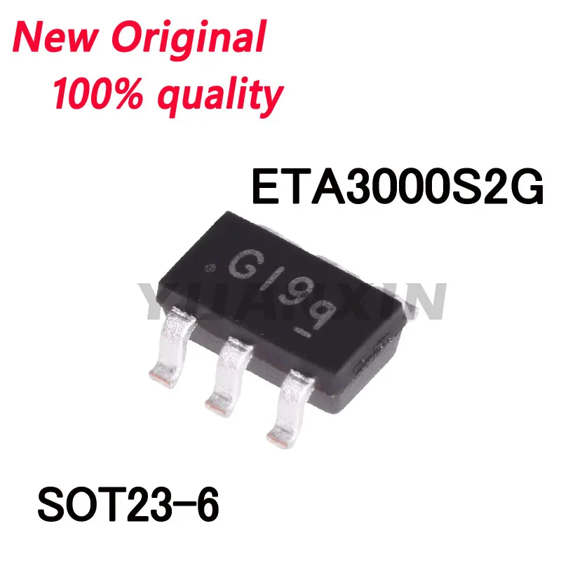 10/PCS New Original ETA3000S2G Screen printing G1 SOT23-6 Lithium battery balance chip In Stock