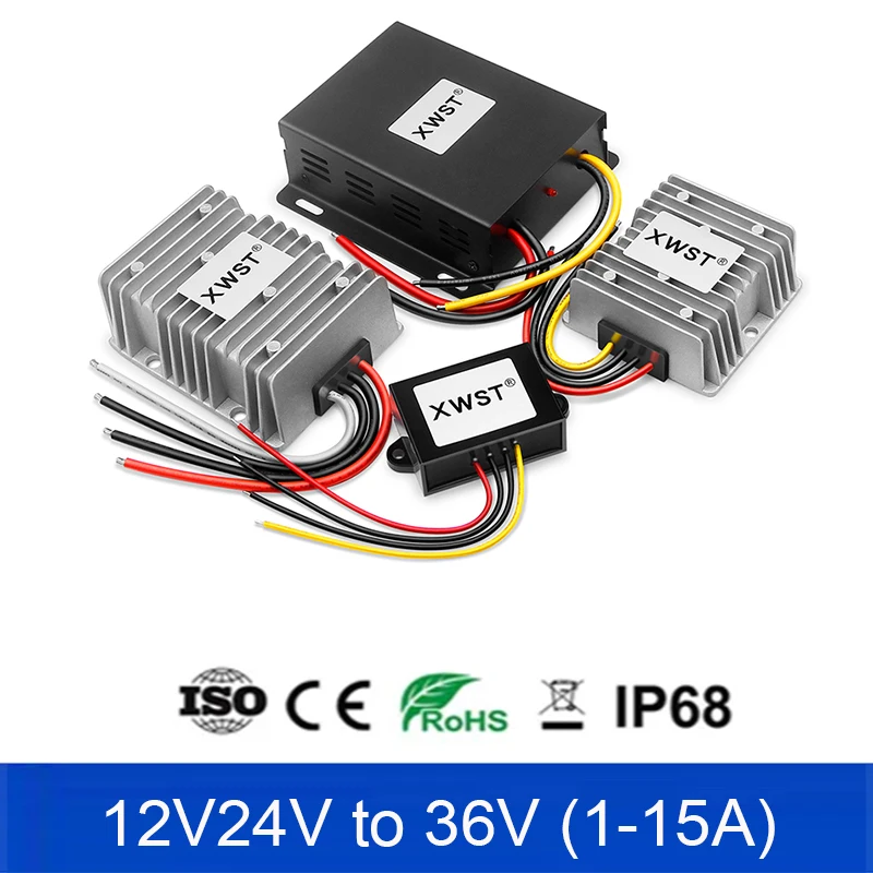 

12V24V to 36 VDC DC Converter Voltage Regulator 12Vdc to 36Vdc Step Up Voltage Stabilizer 24V to 36V Output Boost Power Inverter