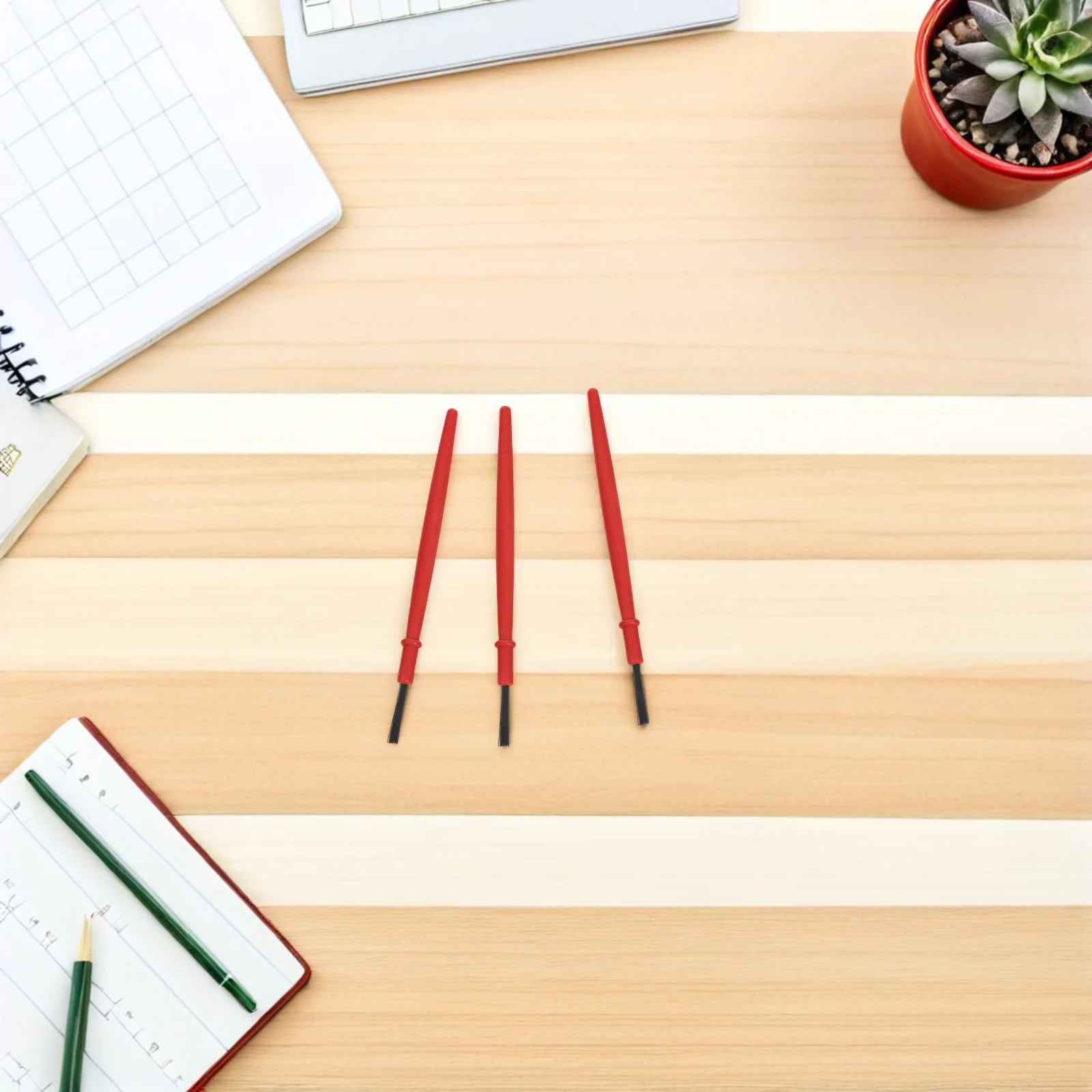 200 個子供用ディテールペイントブラシセットラウンドチッププラスチック画材教育用水彩画ツール