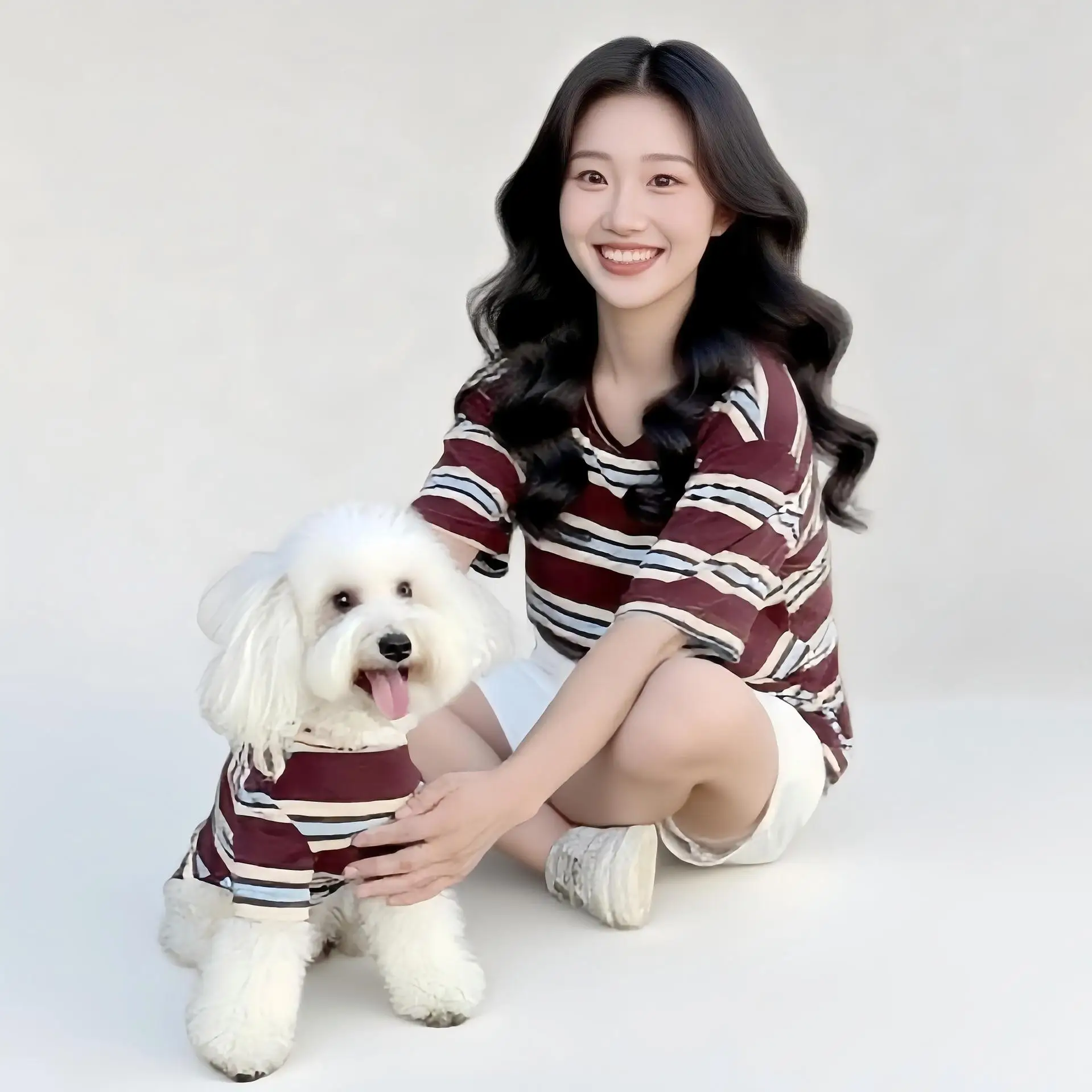 

Pet Owner Matching Sets Dog Coat T-Shirt Lightweight Spring/Fall Style Soft and Comfortable Loungewear Dog Vests