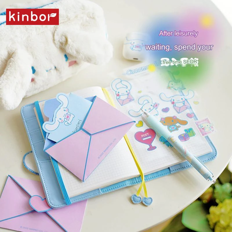 Kinbor Kawaii Dog Notebook A6 Cute Cartoon Self-filled Notepad Set, Girls Ledger Handbook Portable Diary School Travel Book Gift