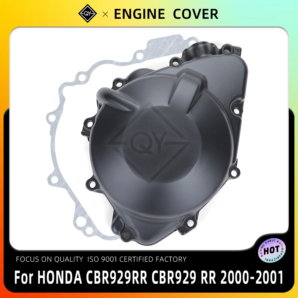 

LQYL Motorcycle Engine Cover Stator Cover CrankCase Side Cover Shell For HONDA CBR929RR CBR929 RR CBR 929 2000-2001