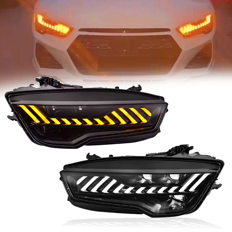 Car Headlight For Audi A7 2011-2018 Upgrade to RS7 Tail Light New Design LED Head Lamp DRL Head Lamp Front light Assembly