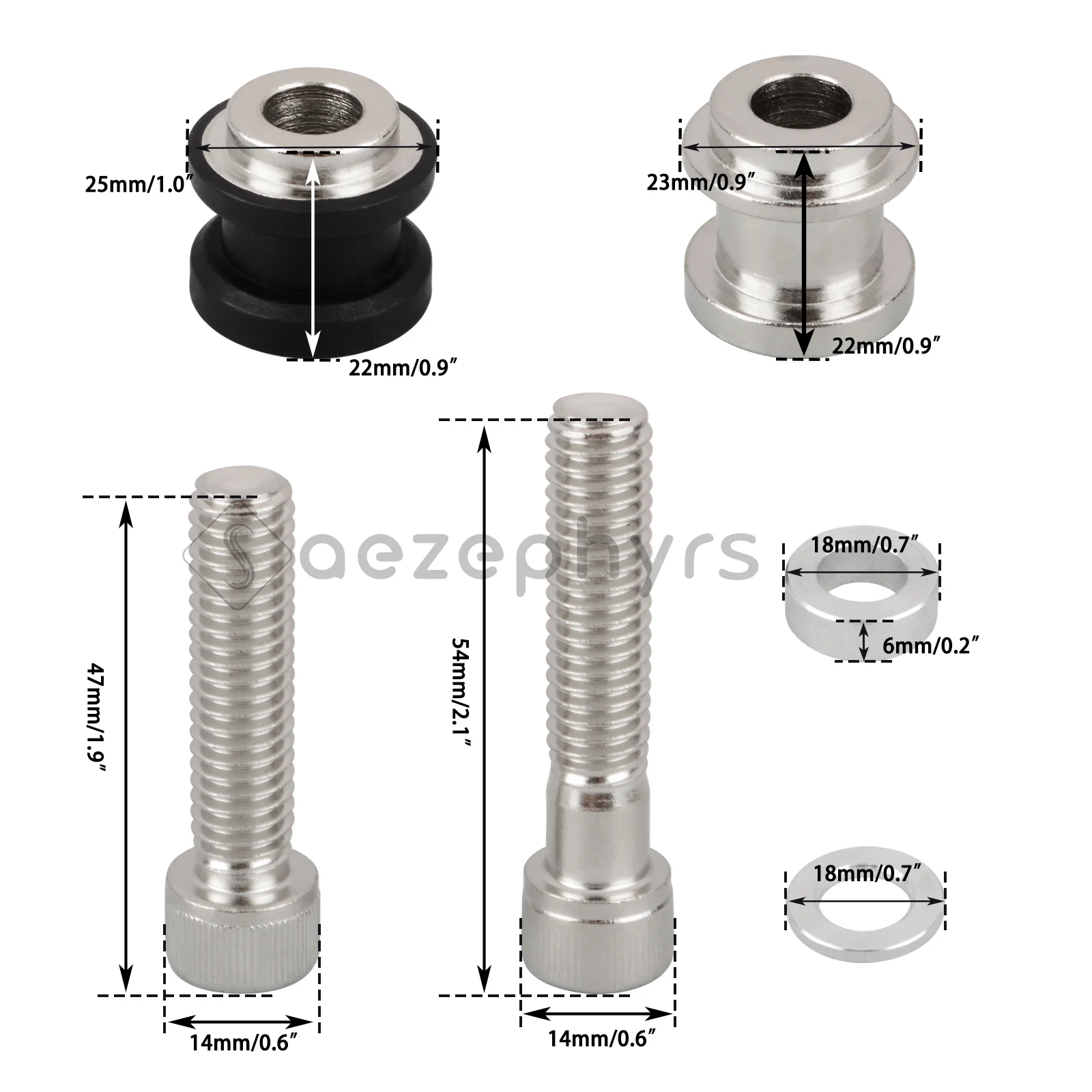 Motorcycle Sissy Bar Luggage Rack Docking Hardware Kit Screws for Harley Softail Fat Bob Low Rider FXLR Sport Glide FLSB 18-25 view 4