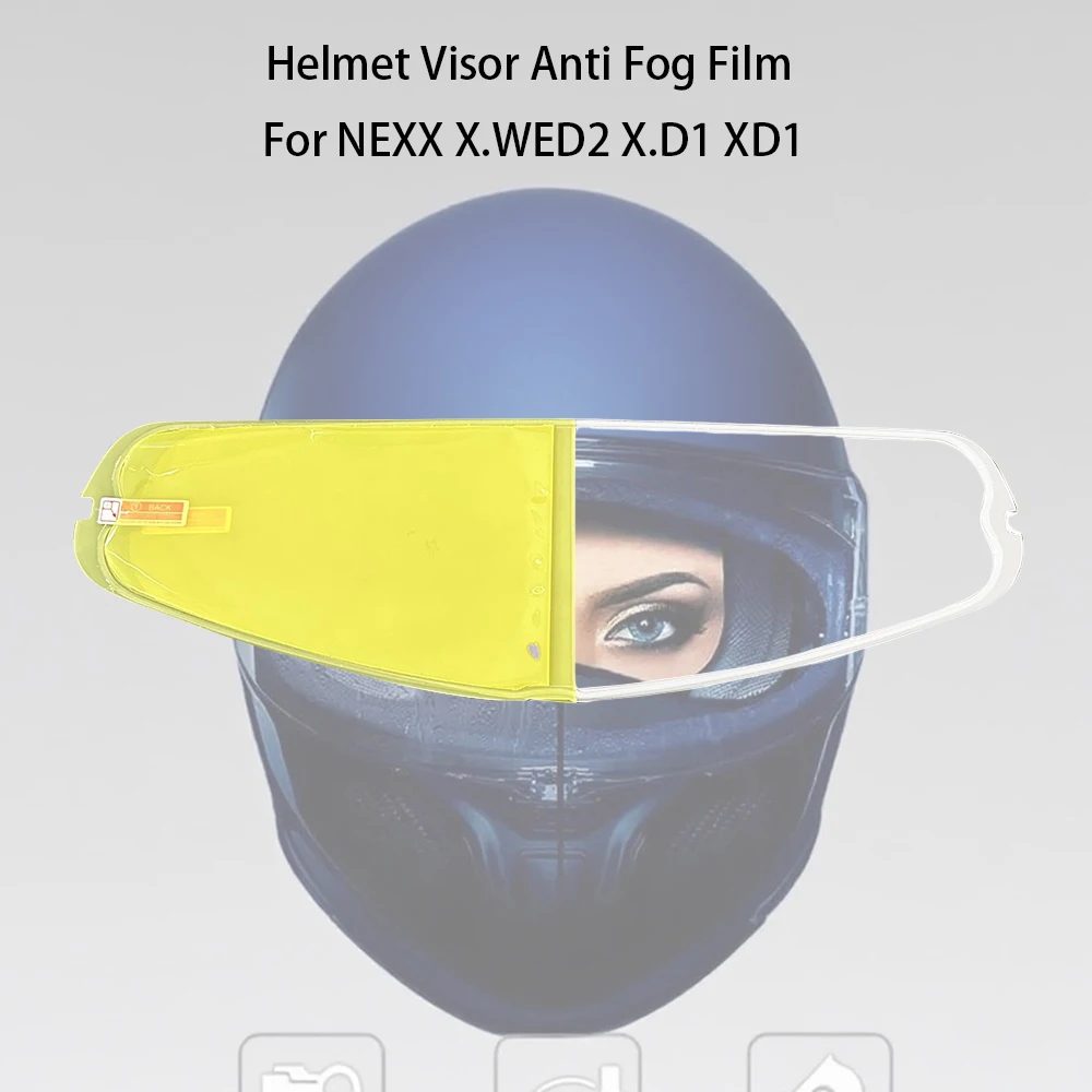 

Anti Fog Film Motorcycle Helmet Lens Visor For NEXX X.WED2 X.D1 XD1 Helmet Visor Film