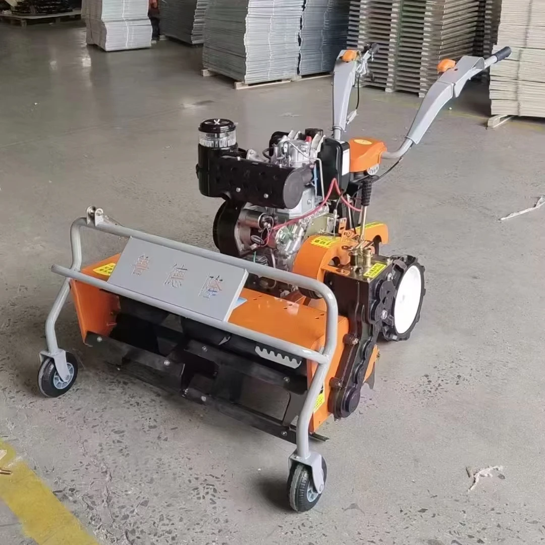 

Hot 50cm /60 /70cm Wide Rotary Soil Ground Agricultural Weeder Garden Machinery For Orchard & Lawn Care Can Hoe Grass Till Soil