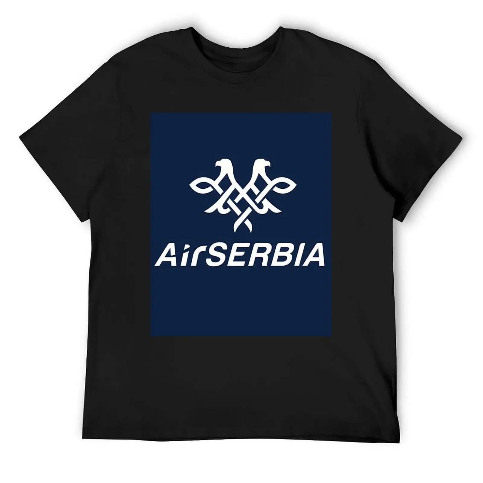 Air Serbia Logo T-Shirt tees summer clothes men tshirt