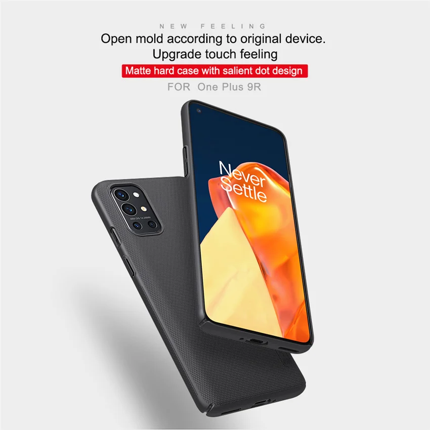 For Oneplus 9R Case Cover NILLKIN Fitted Cases For Oneplus 9R Super Frosted Shield Hard Case For Oneplus 9R