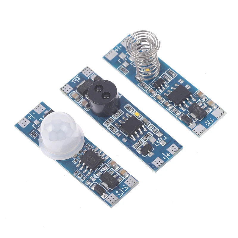 1PCS 12v 24v Turn On/off Dimmable Touchless Ir Hand Sweep Wave Wardobe Cabinet PIR Induction Sensor Switch Sensor Module