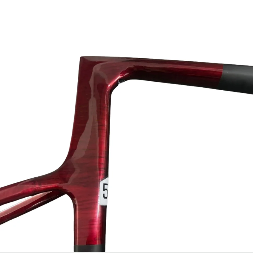 

EVO Carbon Road Bike Frame Di2/Mechanical Compatible Lightweight Racing Bicycle Frameset Full Internal Routing EU DPD Red