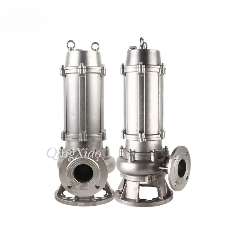 Durable Robust Stainless Steel Submersible Sewage Pump For Agricultural Water Transfer Pond Pumping Site Water Clearing Working