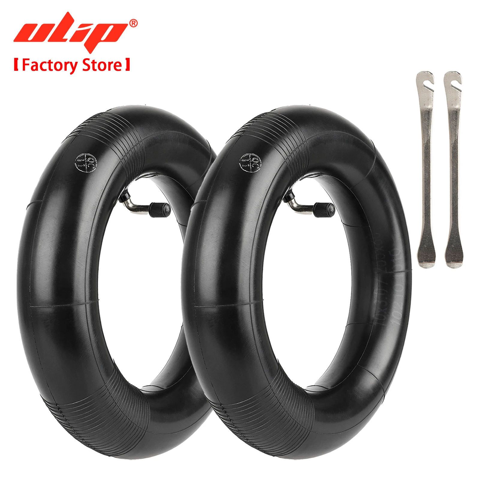 

Ulip 2Pcs 10x3 Inner Tube With 90 Degree Valve For Zero 10x/Kugoo M4 Scooter Replacement Parts 80/65-6 255x80 90/65-6.5 Tires