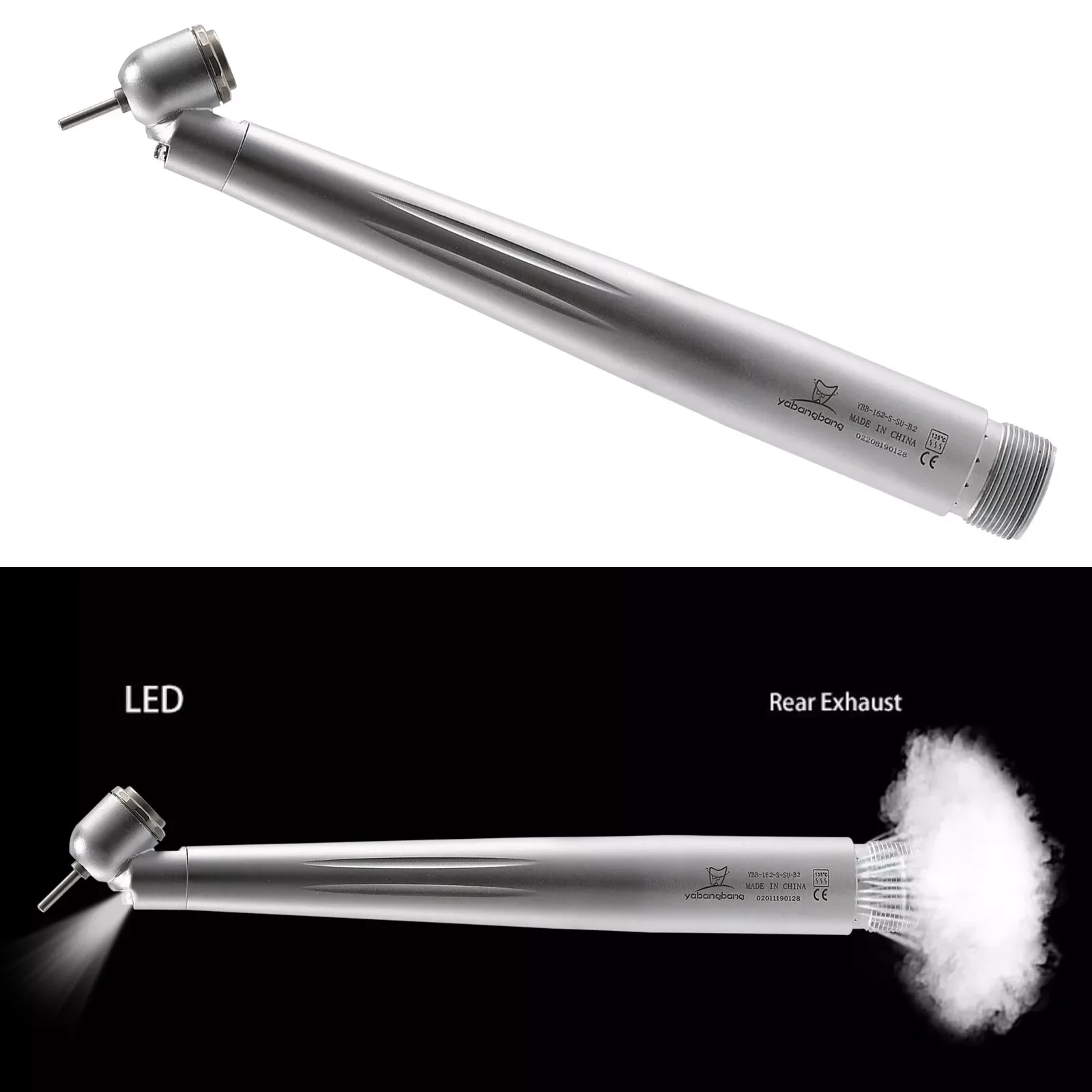 الأسنان الألياف البصرية LED 45 درجة الجراحية قبضة يد بسرعة عالية مولد إلكتروني دفع زر التوربينات 2/4 حفرة صالح Nsk/Kavo #6