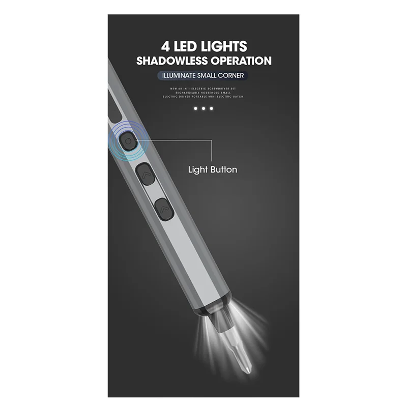 

Most-68 In 1 Cordless Electric Screwdriver Set Precision Screwdriver Set Screw Driver Bits Fast Charging With LED Light Easy To