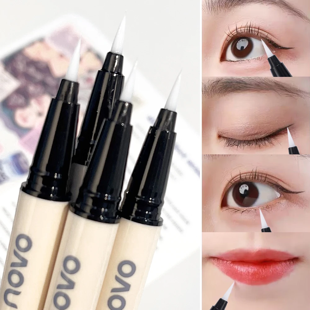 Lápiz limpiador de maquillaje para ojos, labios y cara, lápiz Borrador Mágico para corregir errores de maquillaje, limpiador de borrado desechable para la piel