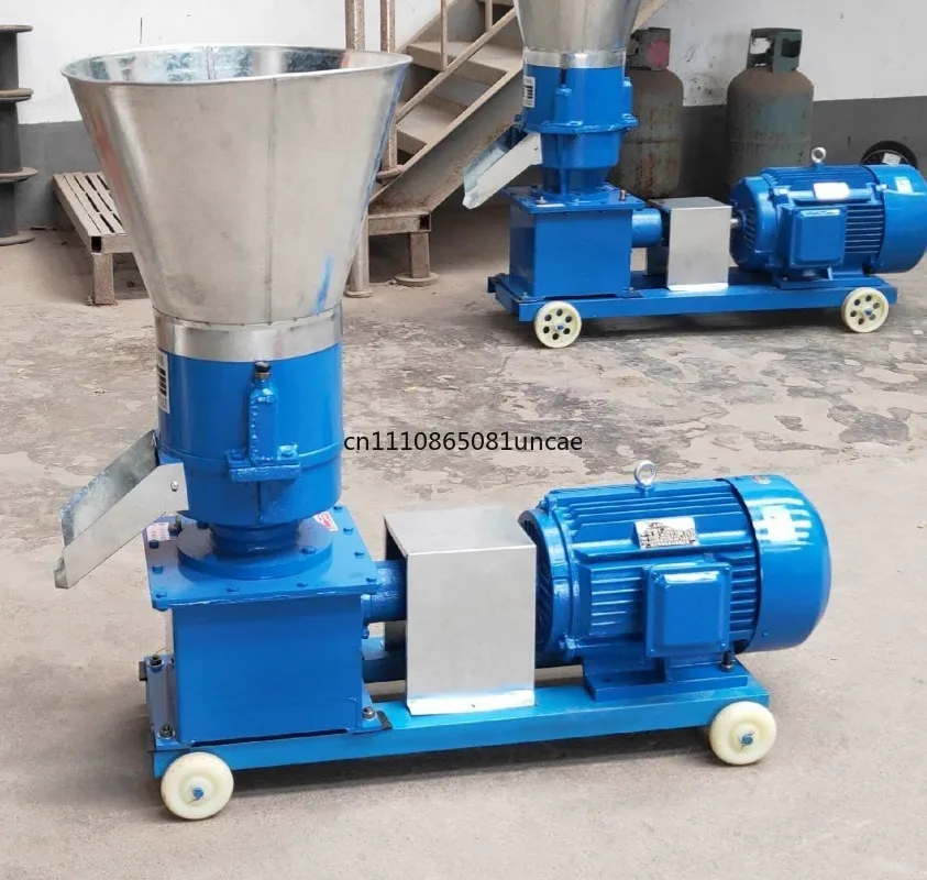 100kg/h-120kg/h Multi-function Pellet Mill 220V 380V Household Feed Food Pellet Making Machine