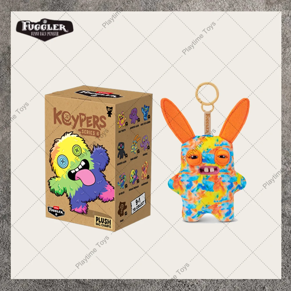FUGG KEYPER Stofftier, neue Blindbox, Serie 6, Fuggler Monster, Original-Plüschtiere, flauschiger Rucksack, hängende Puppe, Geburtstagsgeschenk