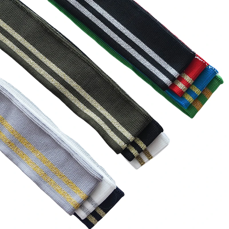 80cm Elastic Cotton Spandex Stretch Knit Cuff Waistb And Leg Arms Collar Hem Rib DIY Accessories Sewing Fabric TJ0509