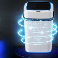 13/15L Smart Trash Can with Automatic Sensor 13/15L Smart Electric Trash Can with Lid for Kitchen Bathroom Household Garbage Bin