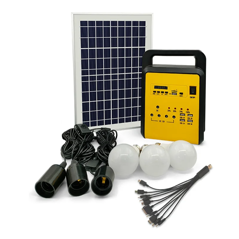 

Портативная солнечная светоизлучающая диодная солнечная лампа с солнечными панелями для садов, кемпинга, двора, аварийные лампы