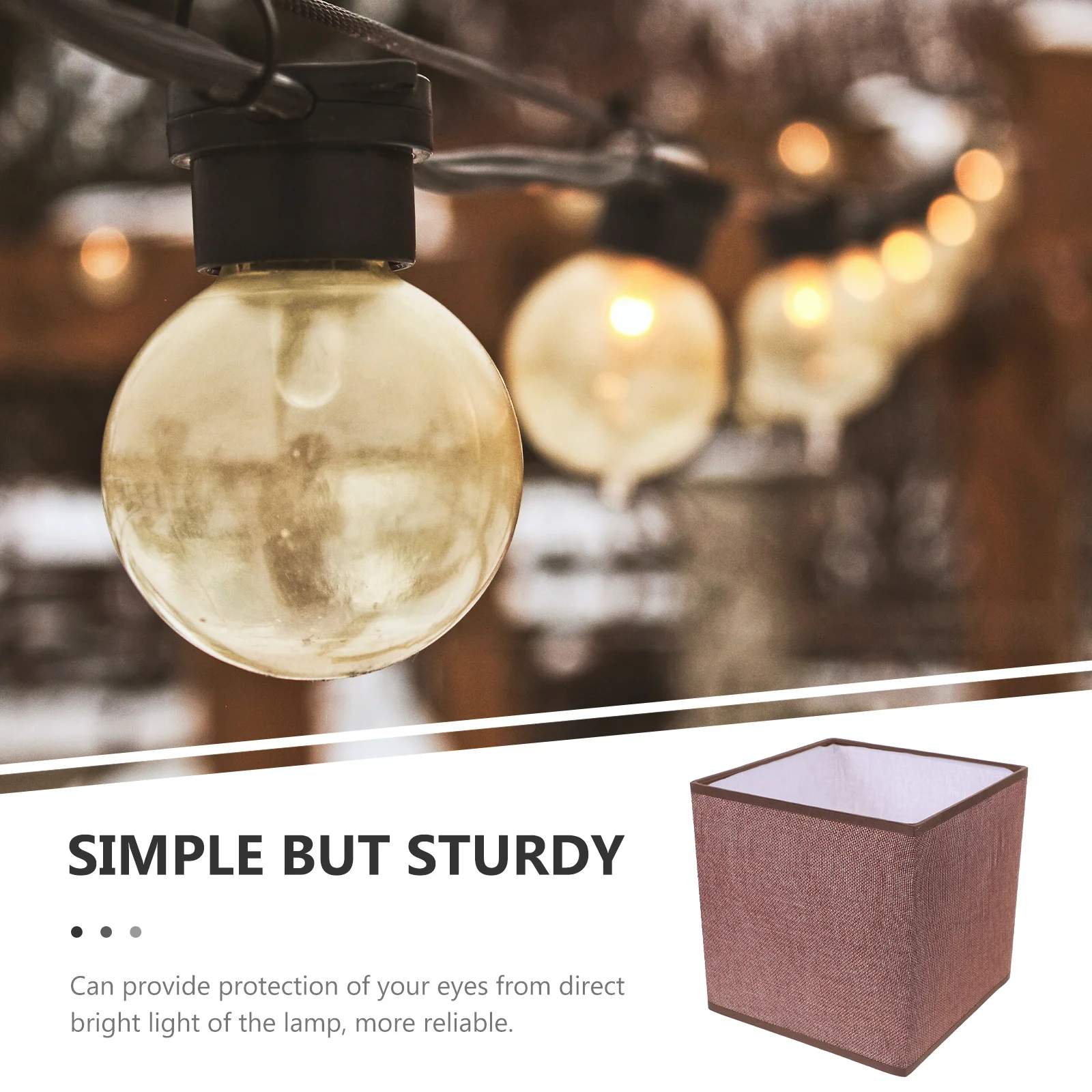

Durable Linen Lamp Shade for Floor Desk Table Lamps Lightweight Soft Light Cover Bedroom Living Room Lamp Shades