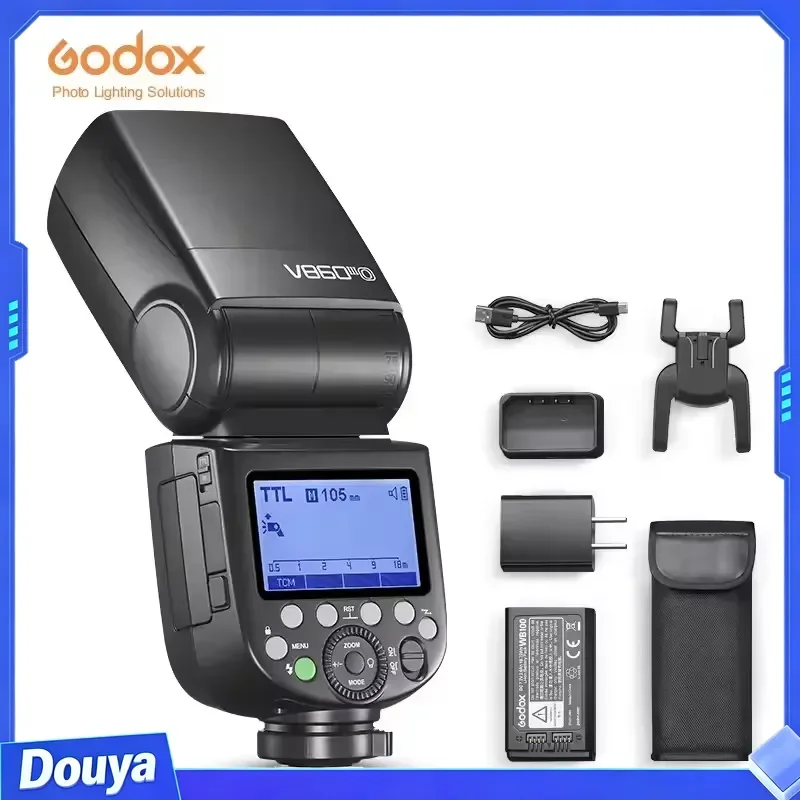 V860III Camera Flash TTL HSS 2.4G Flash Speedlite with Li-ion Battery Camera
