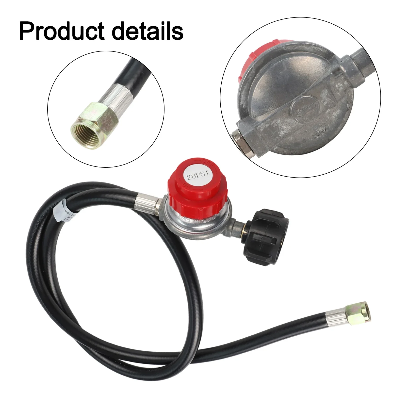 

Safe Propane Use High-Pressure Regulator Pressure Control Dispenser Hassle-Free Setup Robust Rubber Construction