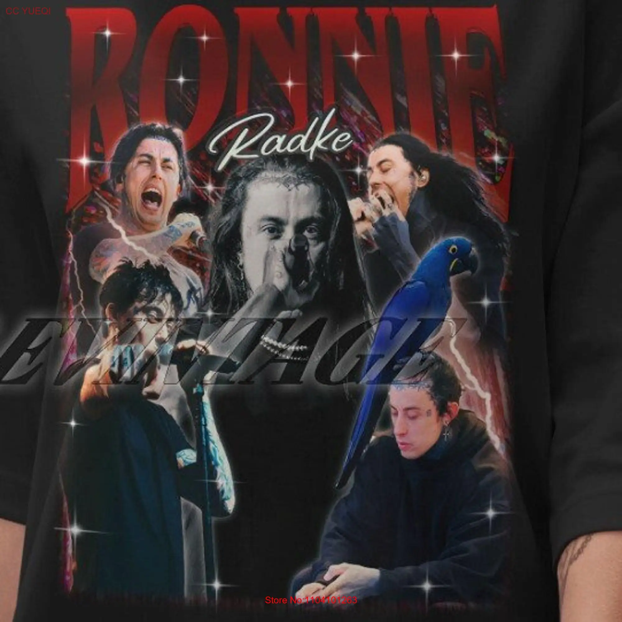 Limited Ronnie Radke Vintage T Shirt Fan Merch Rock Music For Lover long or short sleeves